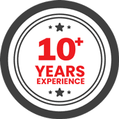 10 years badge